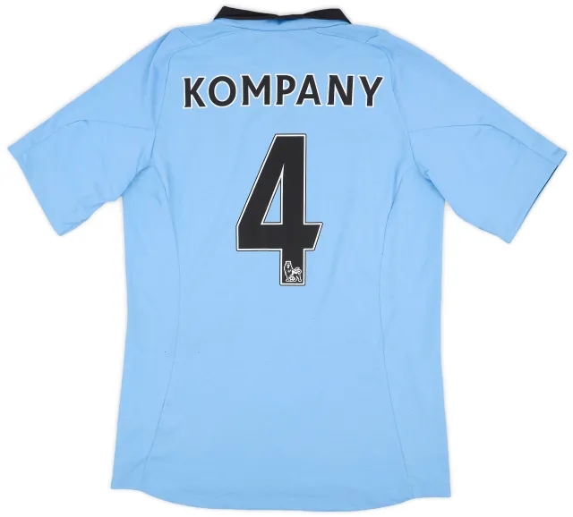 Umbro 2012-13 Manchester City Home Shirt Kompany #4 - 9/10 - (M)