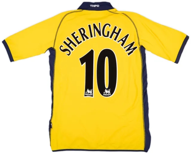 Kappa 2002-03 Tottenham Third Shirt Sheringham #10 - 7/10 - (M)