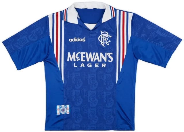 adidas 1996-97 Rangers Home Shirt - 8/10 - (S)