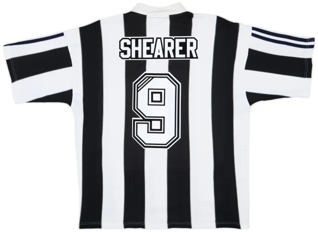 adidas 1995-97 Newcastle Home Shirt Shearer #9 - 9/10 - (L)