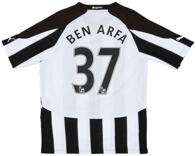 Puma 2010-11 Newcastle Home Shirt Ben Arfa #37 - 7/10 - (M)