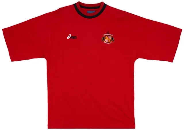 1997-98 Sunderland Asics Cotton Tee - 5/10 - (L)