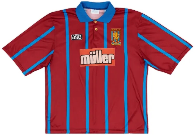 Asics 1993-95 Aston Villa Home Shirt - 8/10 - (XL)