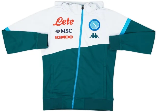 2020-21 Napoli Kappa Track Jacket - 5/10 - (XL.Boys)