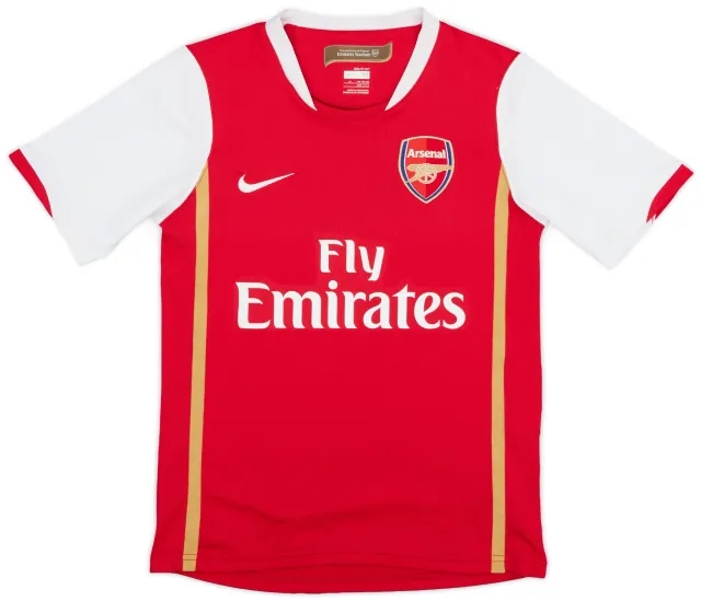 Nike 2006-08 Arsenal Home Shirt - 8/10 - (M.Boys)