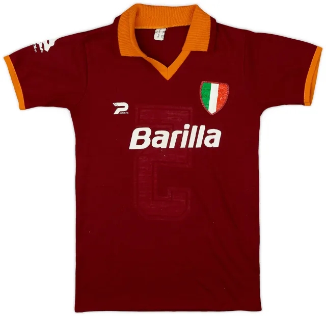 1983-84 Roma Home Shirt #5 - 7/10 - (L.Boys)