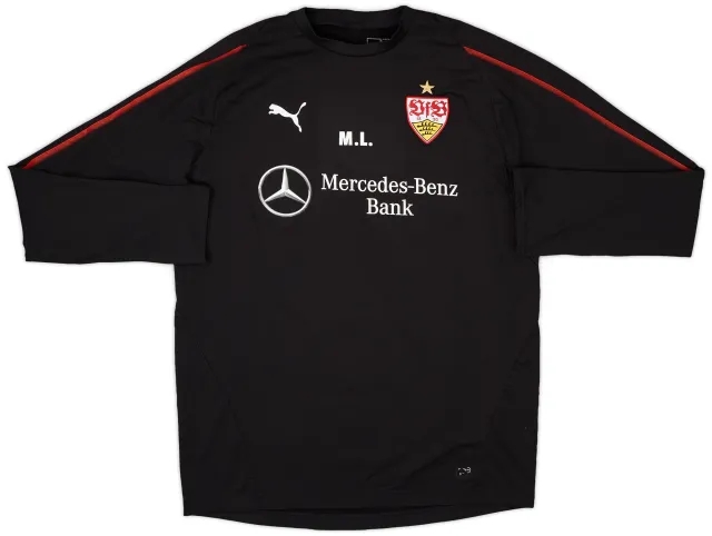 2018-19 Stuttgart Staff Issue Puma Drill Top M.L. - 7/10 - (L)