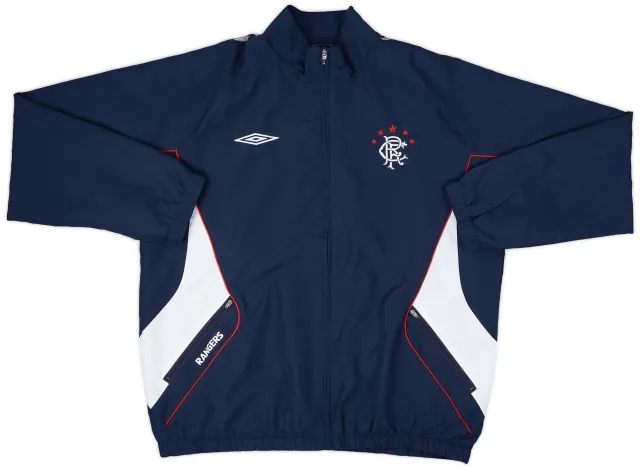 2007-08 Rangers Umbro Track Jacket - 8/10 - (XL)