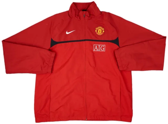 2010-11 Manchester United Nike Track Jacket - 8/10 - (XL)