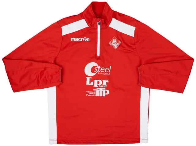 2011-12 Piacenza Player Issue Macron 1/4 Zip Drill Top #2 - 5/10 - (M)