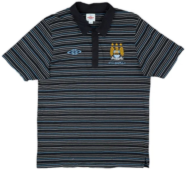 2012-13 Manchester City Umbro Polo Shirt - 8/10 - (L)