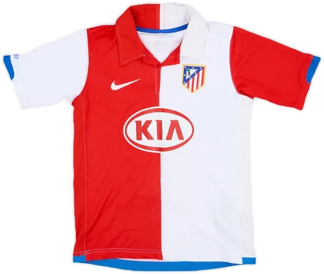 Nike 2006-07 Atletico Madrid Home Shirt - 8/10 - (S.Boys)