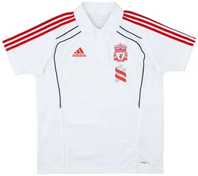 2010-11 Liverpool adidas Polo Shirt - 8/10 - (M)