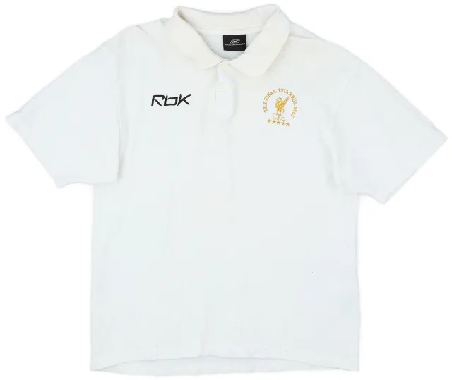 2005-06 Liverpool 'Istanbul 2005' Reebok Polo Shirt - 8/10 - (S)