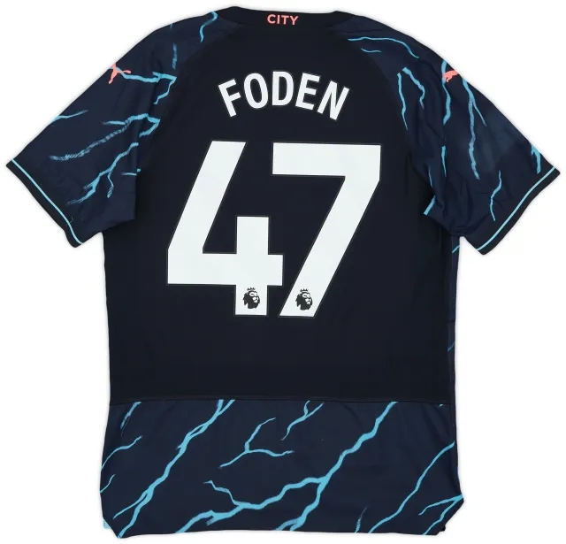 Puma 2023-24 Manchester City Player Issue Third Shirt Foden #47 - 6/10 - (M)
