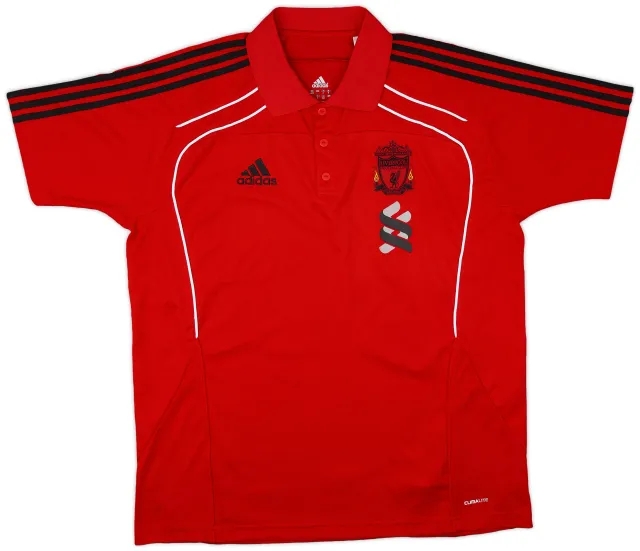 2010-11 Liverpool adidas Polo Shirt - 9/10 - (XL)