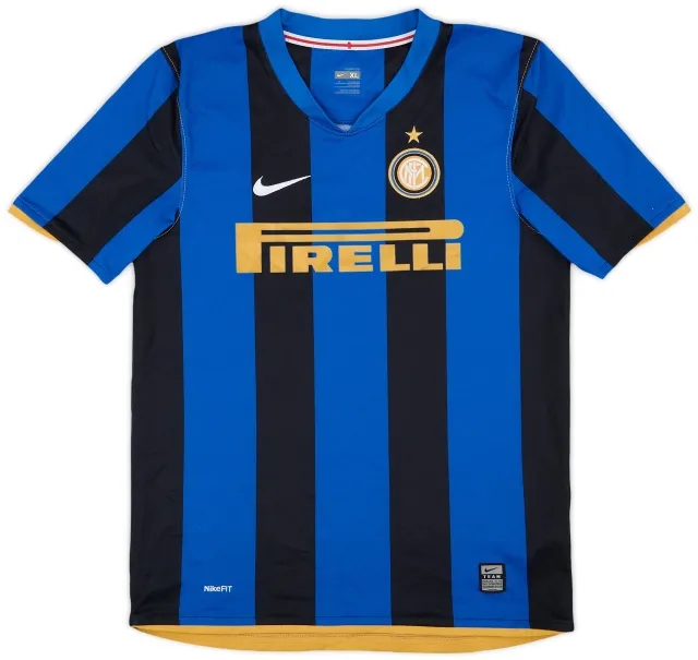 Nike 2008-09 Inter Milan Home Shirt - 8/10 - (XL.Boys)