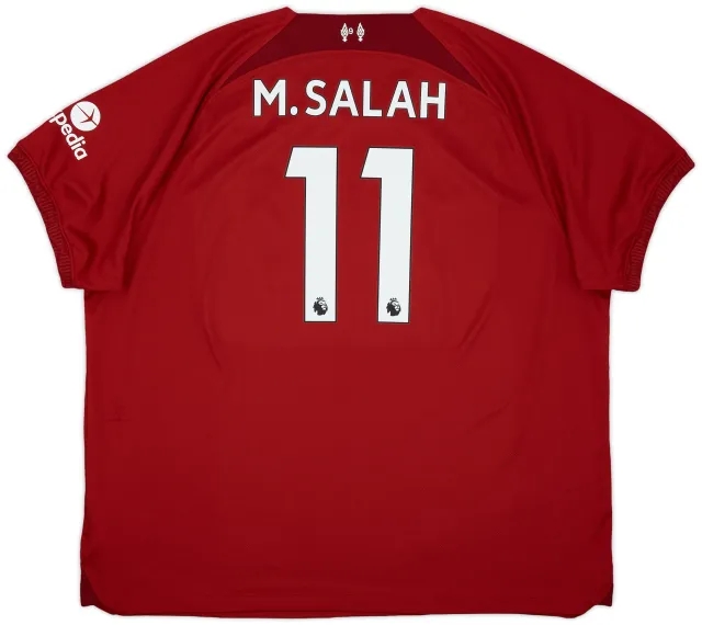 Nike 2022-23 Liverpool Home Shirt M.Salah #11 - 9/10 - (3XL)