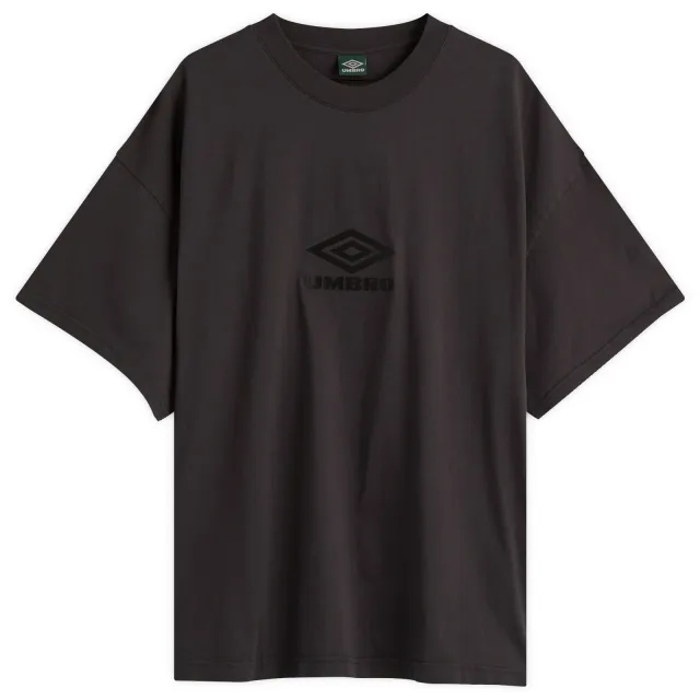 Umbro by Slam Jam Men's OG logo T-Shirt Washed Black