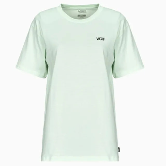 Vans  LEFT CHEST LOGO TEE EM  women's T shirt in Green