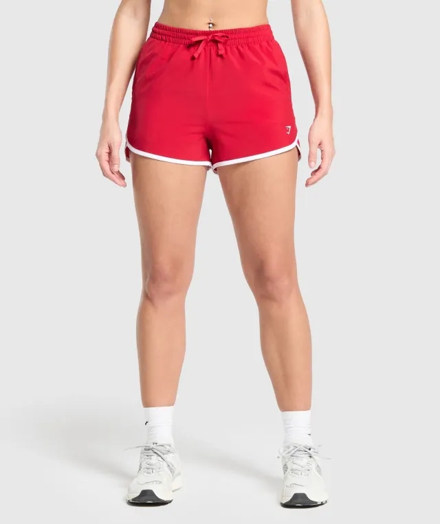 Gymshark Training Contrast Loose Shorts 2.5 - Carmine Red