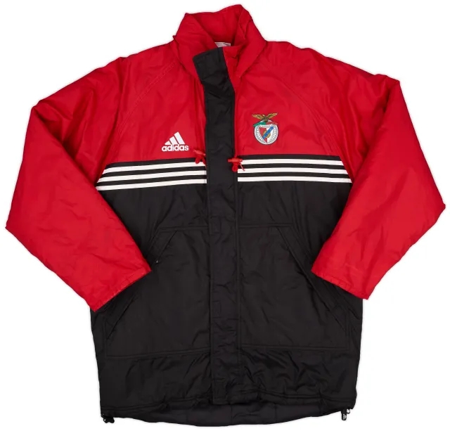 1998-99 Benfica adidas Padded Bench Coat - 7/10 - (M)
