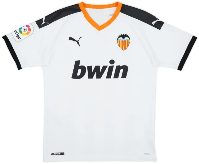Puma 2019-20 Valencia Home Shirt - 8/10 - (M)