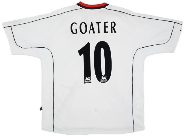 LeCoqSportif 2002-03 Manchester City Away Shirt Goater #10 - 5/10 - (XL)