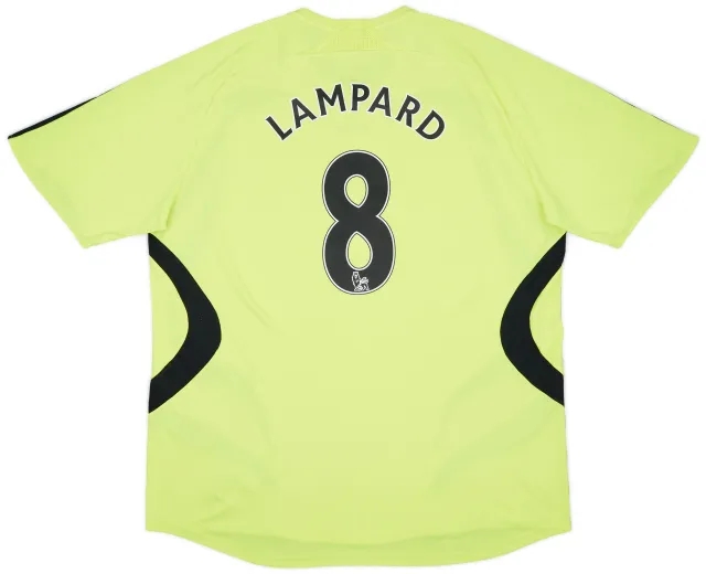 adidas 2007-08 Chelsea Away Shirt Lampard #8 - 8/10 - (XXL)