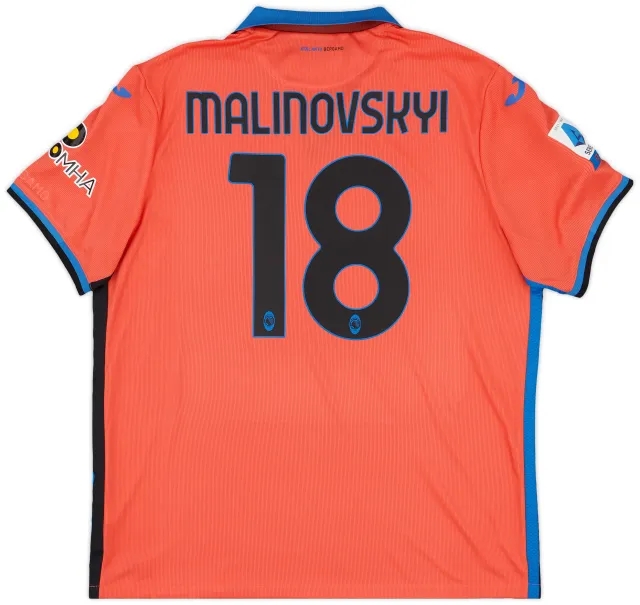 Joma 2021-22 Atalanta Third Shirt Malinovskyi #18 - 10/10 - (XXL)