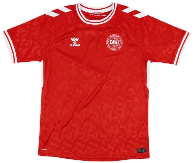 Hummel 2024 Denmark Home Shirt - 6/10 - (M)