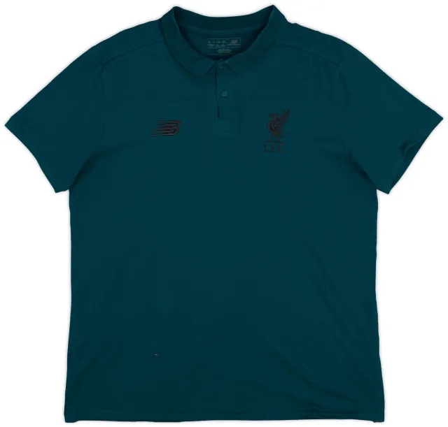 2016-17 Liverpool New Balance Polo Shirt - 8/10 - (L)