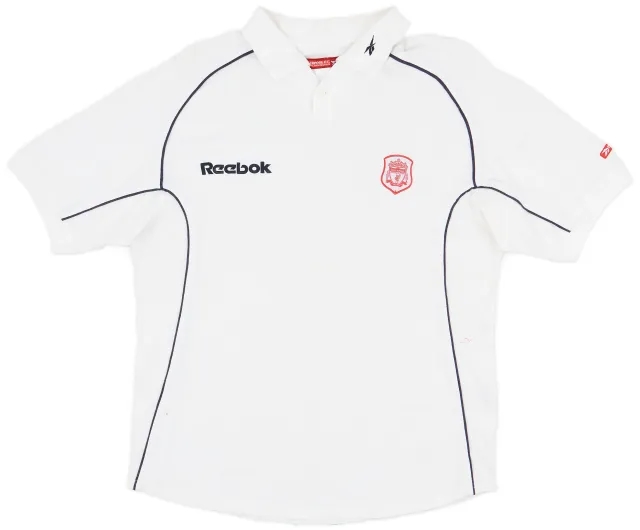 2001-02 Liverpool Reebok Polo Shirt - 8/10 - (L)