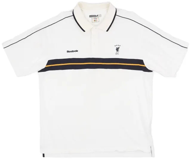 2000-01 Liverpool Reebok Polo Shirt - 6/10 - (L)