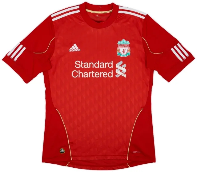 adidas 2010-12 Liverpool Home Shirt - 5/10 - (M)