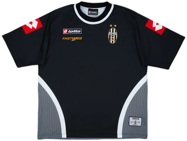 2001-02 Juventus Lotto Training Shirt - 9/10 - (L)