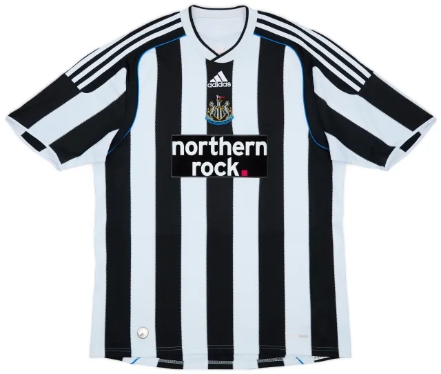 adidas 2009-10 Newcastle Home Shirt - 8/10 - (L)