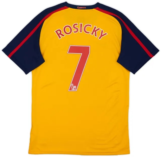 Nike 2008-09 Arsenal Away Shirt Rosicky #7 - 9/10 - (S)