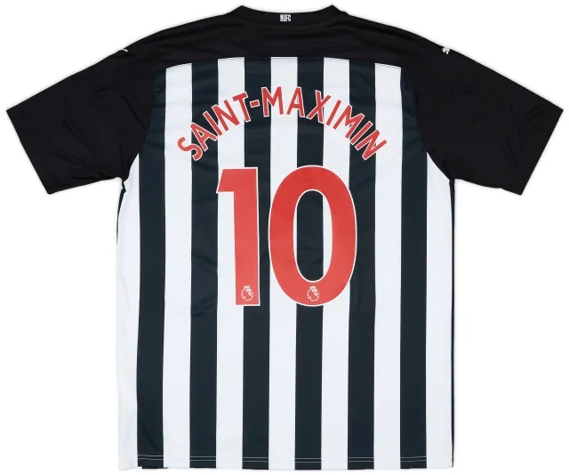 Puma 2020-21 Newcastle Home Shirt Saint-Maximin #10 - 10/10 - (XL)