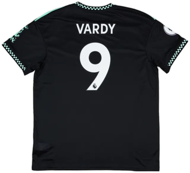 adidas 2022-23 Leicester Away Shirt Vardy #9 - 10/10 - (XL)