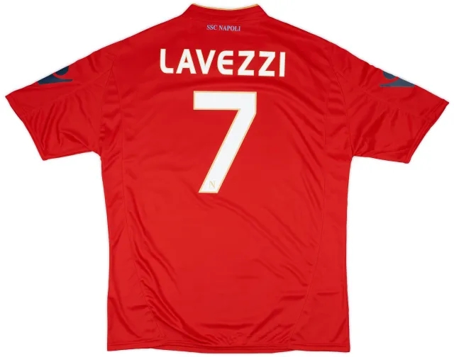 Macron 2009-10 Napoli Third Shirt Lavezzi #7 - 10/10 - (XXL)