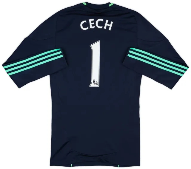 adidas 2009-10 Chelsea TechFit Player Issue GK Shirt Cech #1 - 10/10 - (L)