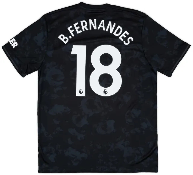 adidas 2019-20 Manchester United Third Shirt B.Fernandes #18 - 10/10 - (L)