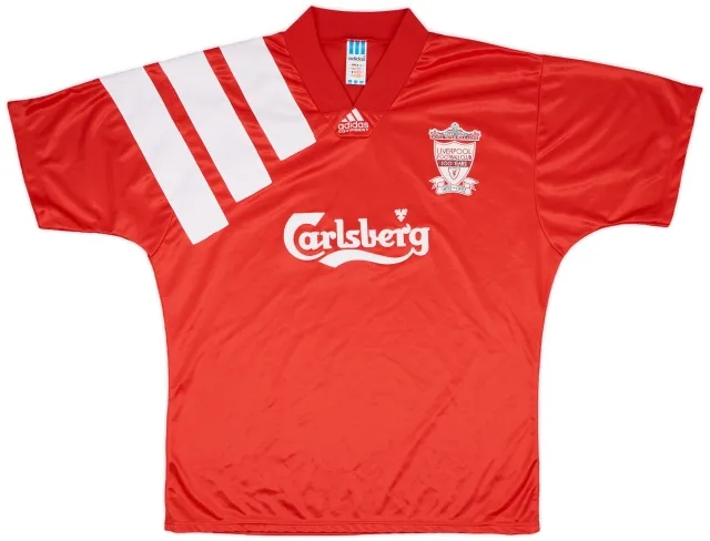 adidas 1991-92 Liverpool Home Shirt - 10/10 - (XL)