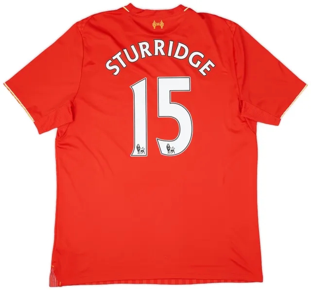 NewBalance 2015-16 Liverpool Home Shirt Sturridge #15 - 6/10 - (XL)
