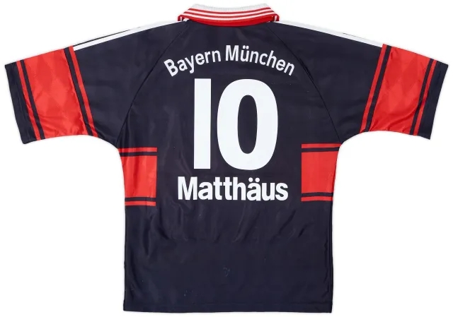 adidas 1997-99 Bayern Munich Home Shirt Matthaus #10 - 6/10 - (S)