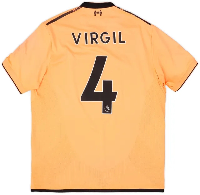 NewBalance 2017-18 Liverpool 125 Years Third Shirt Virgil #4 - 6/10 - (L)