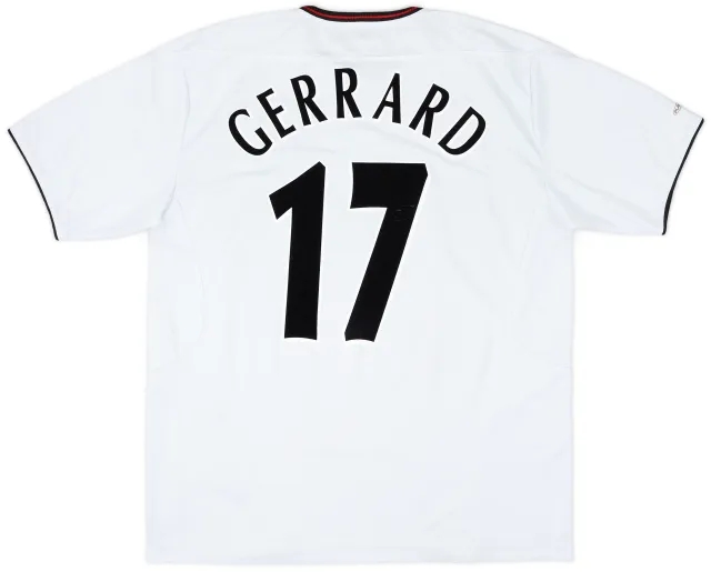 Reebok 2003-04 Liverpool Away Shirt Gerrard #17 - 6/10 - (L)