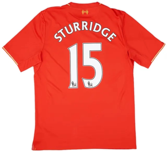 NewBalance 2015-16 Liverpool Home Shirt Sturridge #15 - 6/10 - (M)