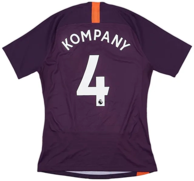 Nike 2018-19 Manchester City Authentic Third Shirt Kompany #4 - 8/10 - (L)
